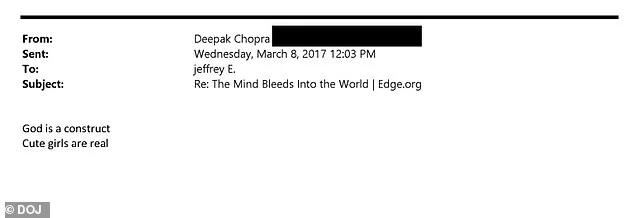 Secret Emails Expose Deepak Chopra's Troubling Ties to Jeffrey Epstein