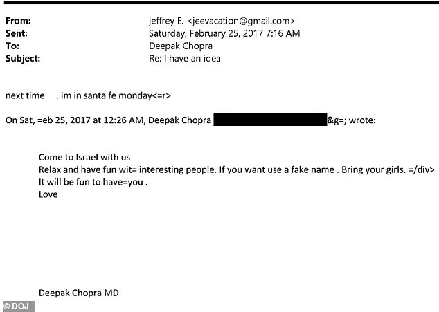Secret Emails Expose Deepak Chopra's Troubling Ties to Jeffrey Epstein
