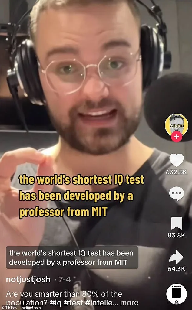 The Shortest IQ Test That Only 17% Pass, Now Viral on TikTok