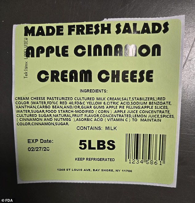 Massive Cream Cheese Recall Escalated to FDA's Highest Level Over Listeria Contamination