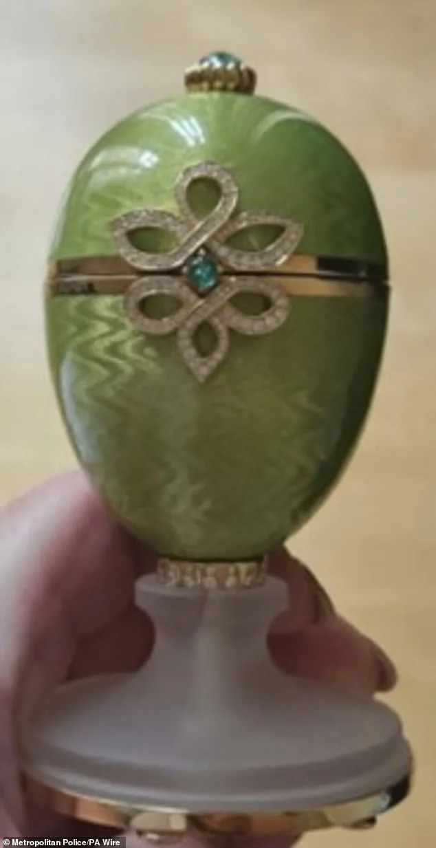 Shocking Luxury Theft in London's Soho: £2 Million Fabergé Egg Stolen in Organized Crime Scheme