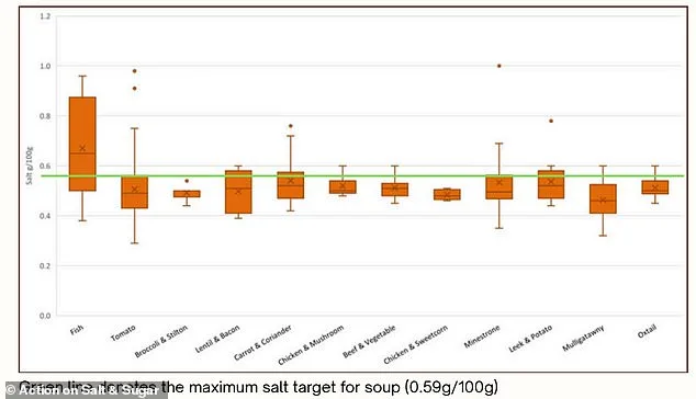 UK Study Reveals Excessive Salt in Popular Ready-Made Soups