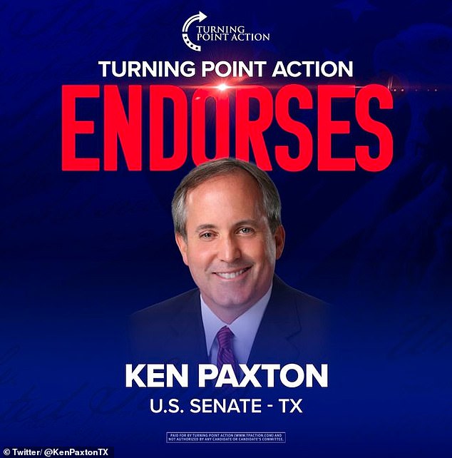 Turning Point Action's Controversial Endorsement of Ken Paxton Sparks Clash with Charlie Kirk's Legacy