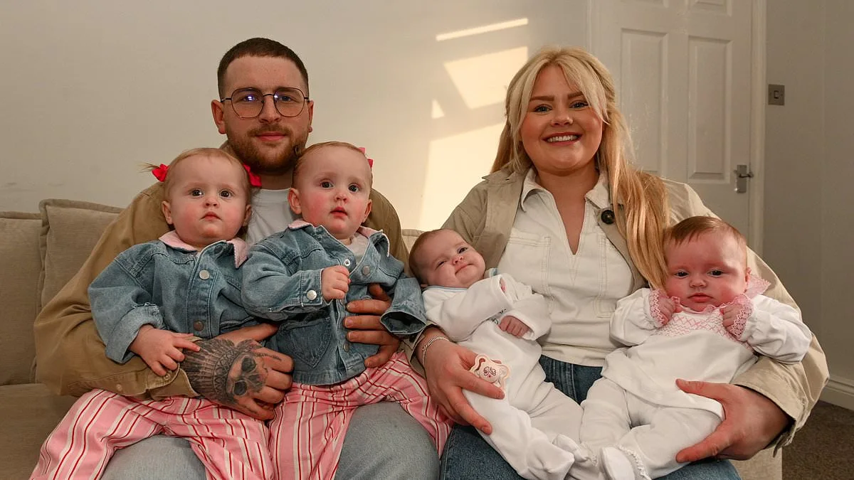 Defying the Odds: Hartlepool Couple Welcomes Twins Again After Overcoming Endometriosis Challenges