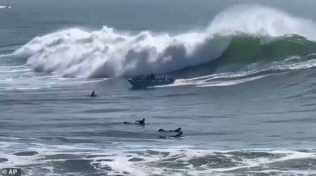 Surfers Rescue Family After Speedboat Capsizes Near Santa Cruz, California