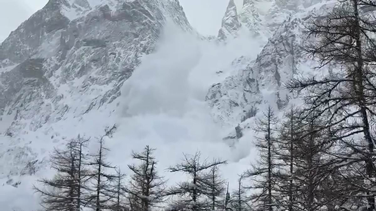Dramatic Footage Captures British Family's Terrifying Encounter with Giant Avalanche at Italian Resort