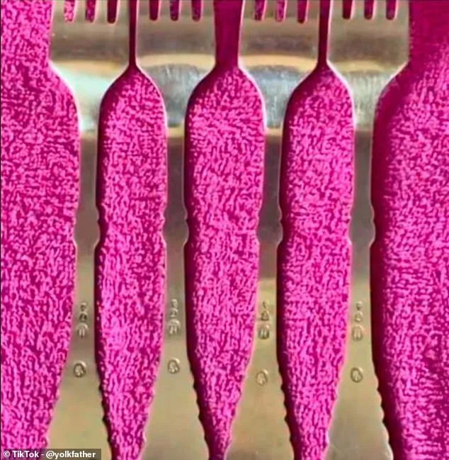 Viral TikTok Illusion: Pink Shapes Spark Debate Over Alien Slime or Forks