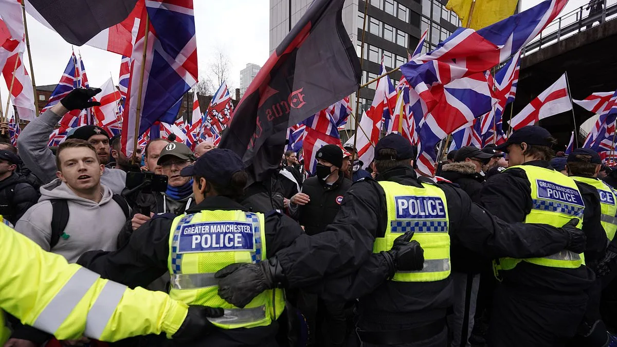 11 Arrested in Manchester as Far-Right Group Britain First Clashes with Counter-Demonstrators