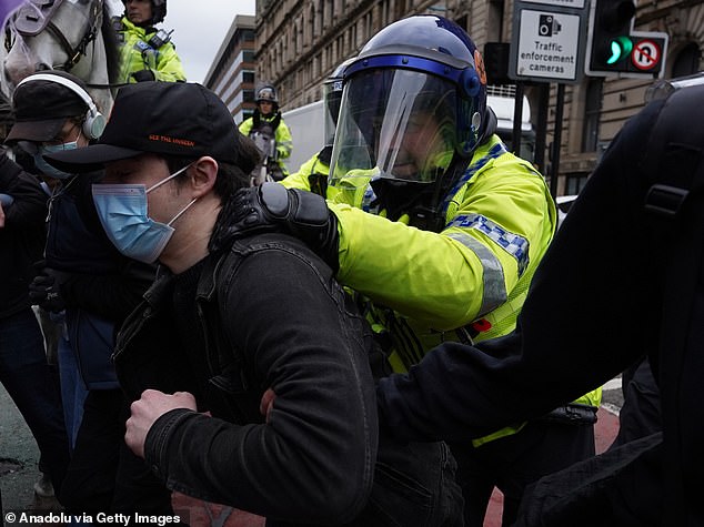 11 Arrested in Manchester as Far-Right Group Britain First Clashes with Counter-Demonstrators