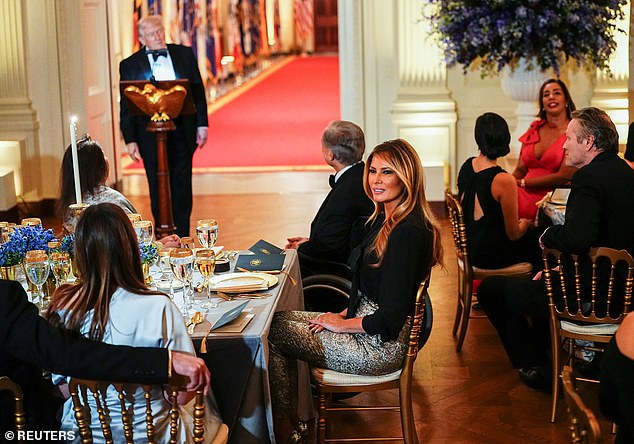 Glamour Amidst Turmoil: Melania Trump Shines at Controversial Governor's Dinner