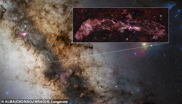 ALMA Uncovers Cosmic Chemical Soup in Milky Way's Violent Heart
