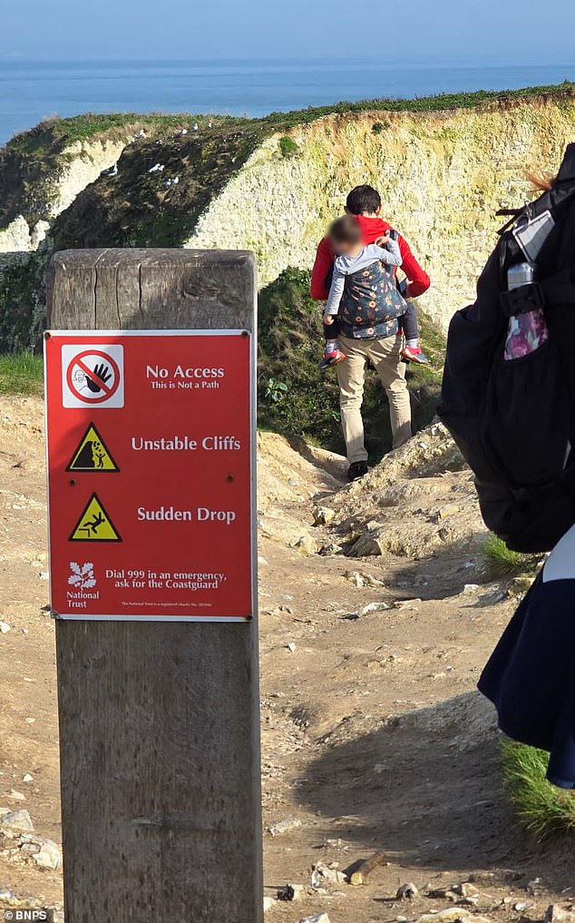 Father's Reckless Choice at Old Harry Rocks Avoids Tragedy