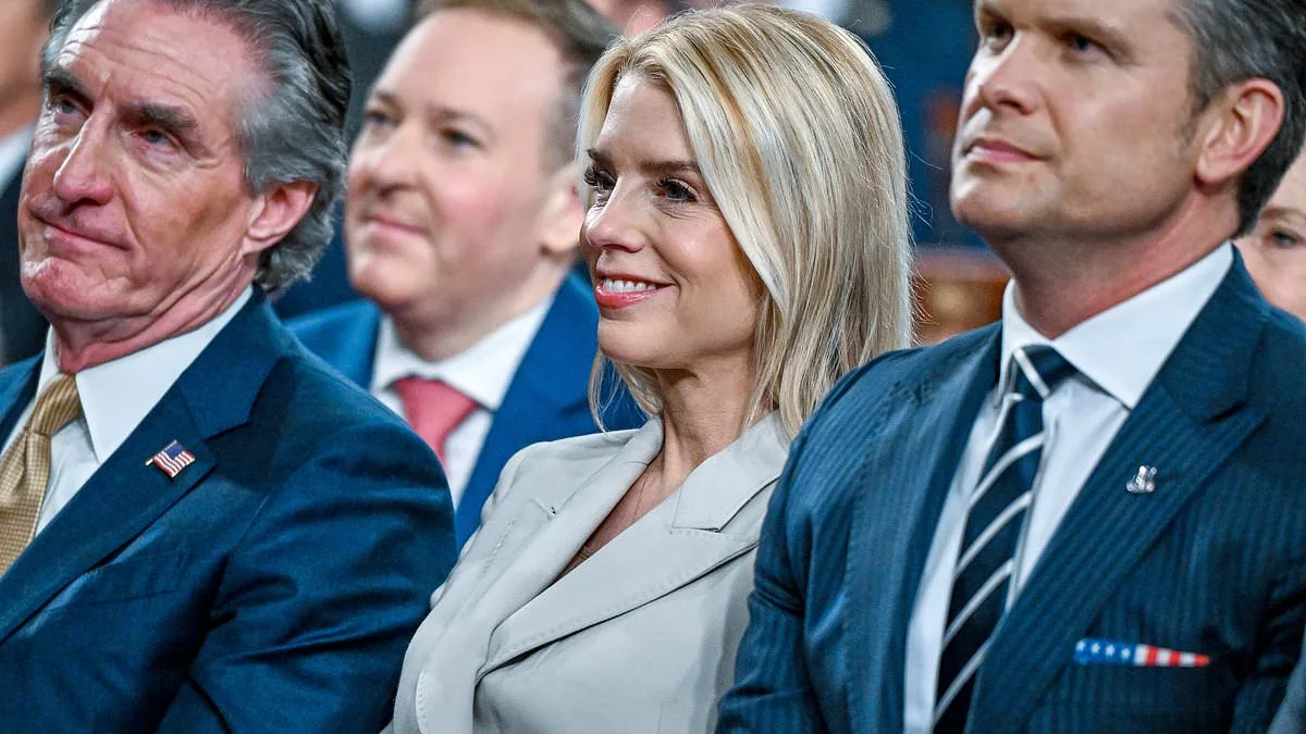 Pam Bondi's Unseen Alliance with Trump and the Dow Jones: A Meme Moment in the State of the Union