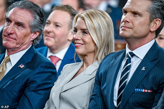 Pam Bondi's Unseen Alliance with Trump and the Dow Jones: A Meme Moment in the State of the Union
