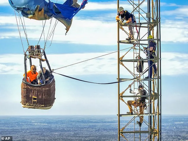 Dramatic Hot Air Balloon Rescue After Collision with Texas Radio Tower