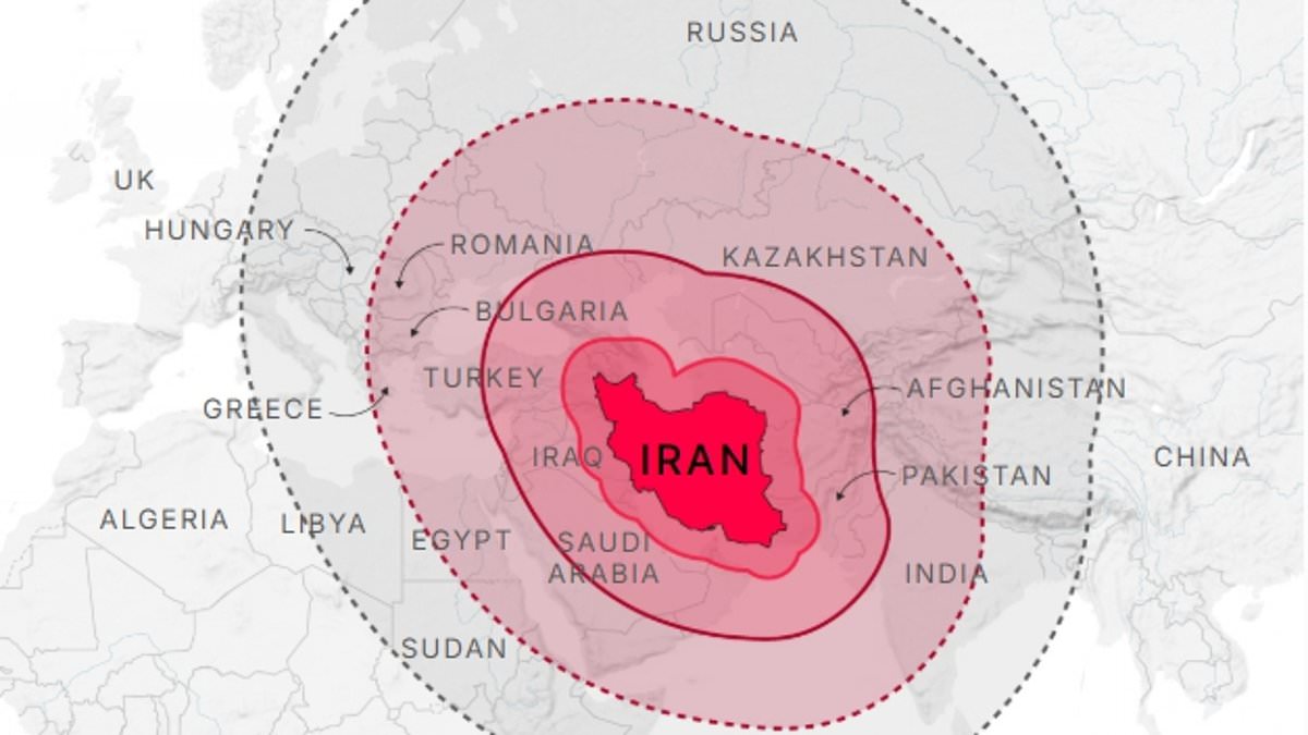 Iranian Missiles Target Europe: Threat to European Cities After Cyprus Attack