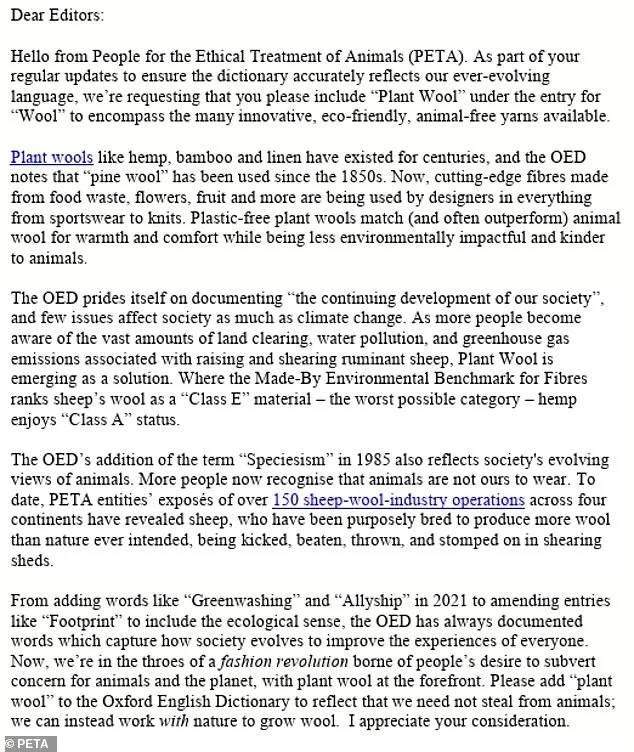 Activists and Scientists Push to Redefine 'Wool' to Include Plant-Based Alternatives in Dictionaries