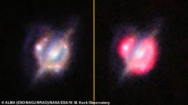A Mega-Laser Signal from 8 Billion Light-Years Away Reveals Cosmic Collisions