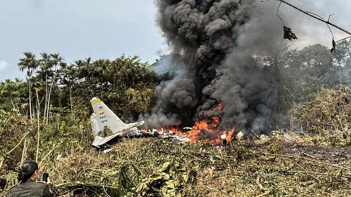 Catastrophic Military Plane Crash in Colombia Leaves 66 Dead