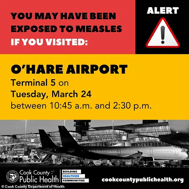 Measles Exposure Alert at Chicago O'Hare Airport: Thousands of Travelers May Have Been Exposed, Officials Urge Unvaccinated to Monitor Symptoms