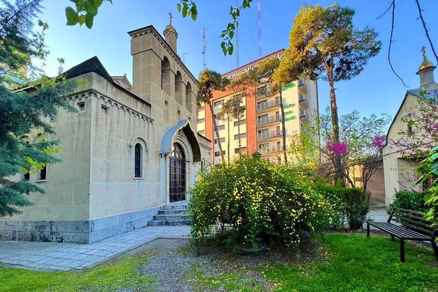 St. Nicholas Cathedral Sustains Damage from Airstrike Near Former U.S. Embassy in Tehran