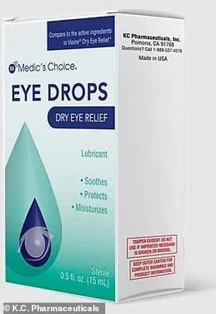 Over 3 Million Units of OTC Eye Drops Recalled Nationwide Over Contamination Risks, FDA Warns