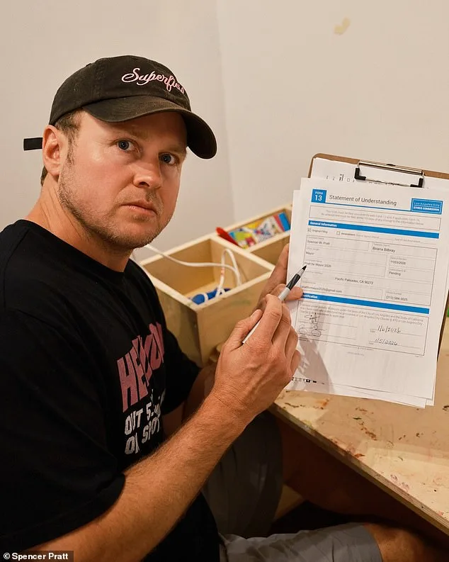 Spencer Pratt, Reality TV Star, Gains Ground in LA Mayoral Race After Wildfire Loss