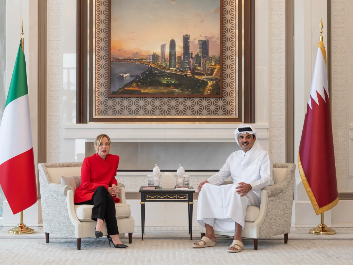 Italy's Meloni Meets Qatar's Emir as Europe Navigates Energy Crisis and Middle East Tensions