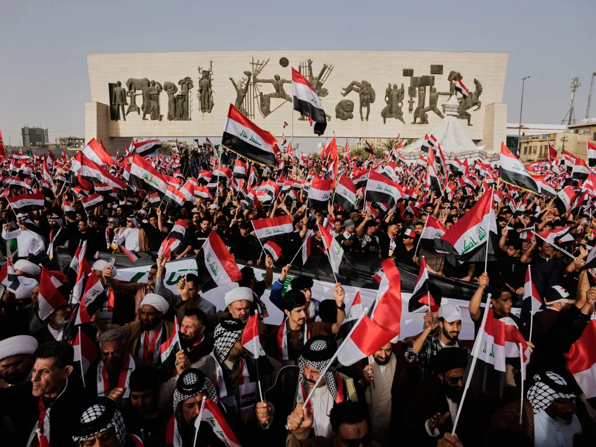 Mass Protests in Iraq Against US-Israeli Conflict Mark Largest Since 2003 Invasion