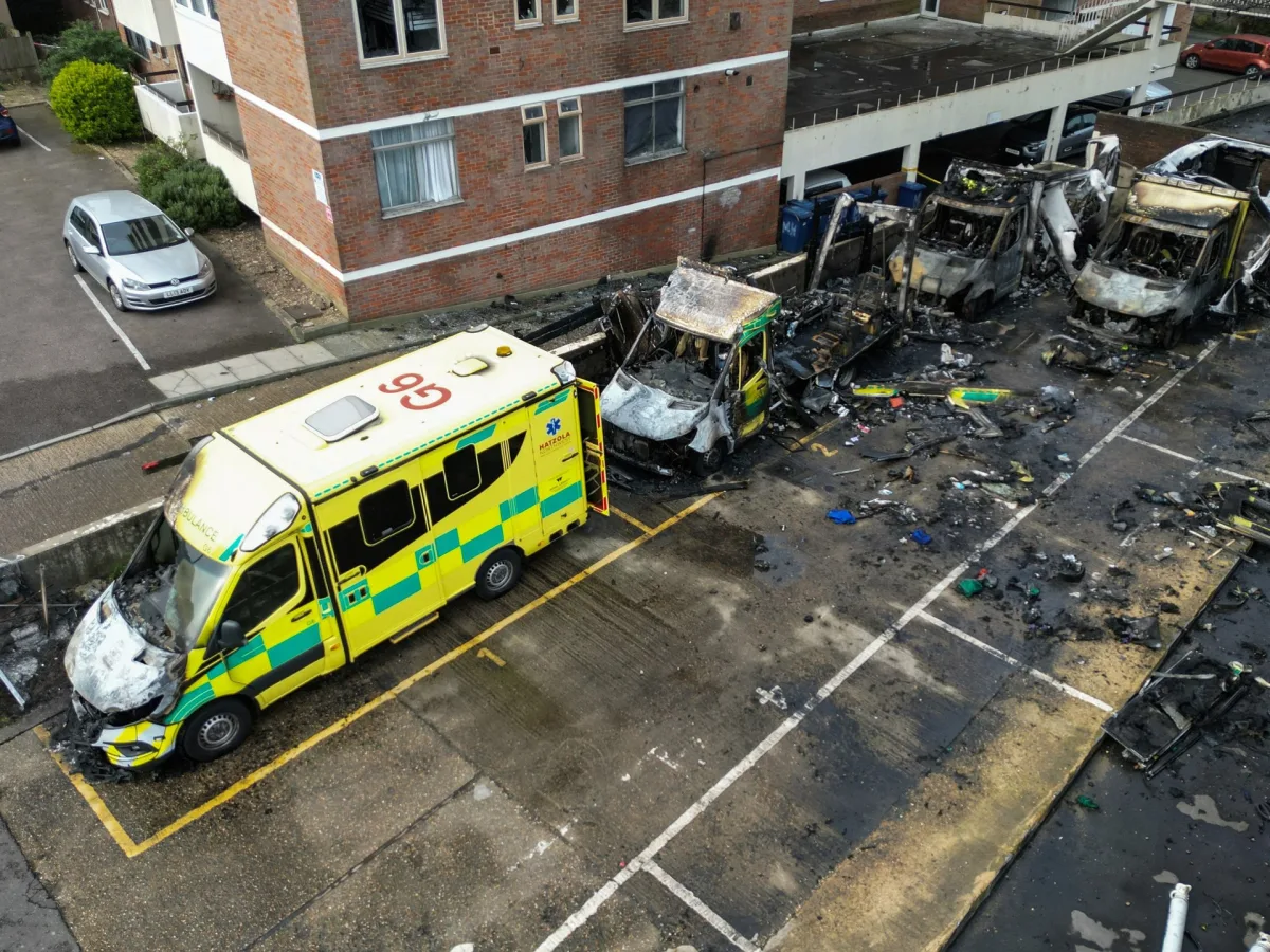 Three Men Ordered to Remain in UK Custody After Arson Attack on Jewish Charity Ambulances in North London