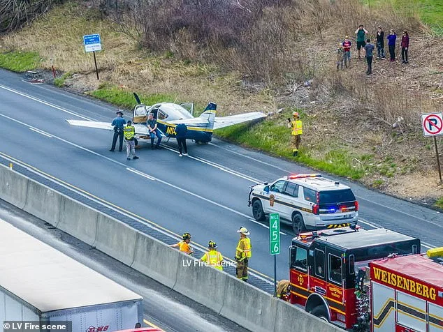 Seamless Emergency Landing: Pilot's Daring Maneuver on Interstate 78 Saves Lives