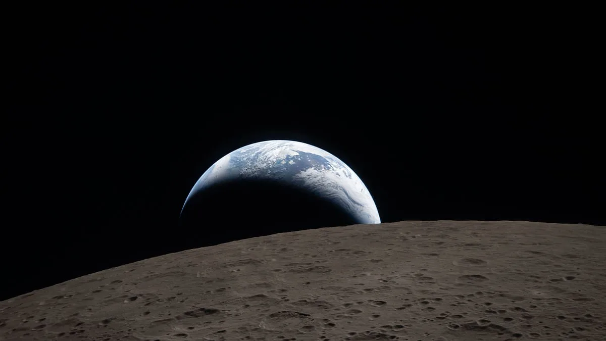 Artemis II's 'Earthset' Image: A Celestial View of Earth and the Echoes of Lunar History