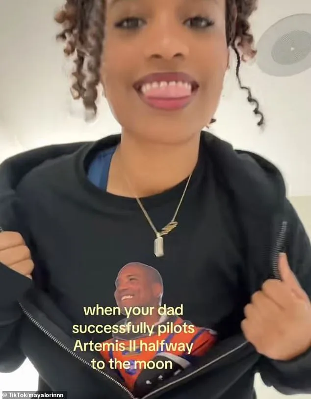 Maya Glover's Viral TikTok Celebrates Dad's Artemis II Lunar Mission, Blending Humor and Heart