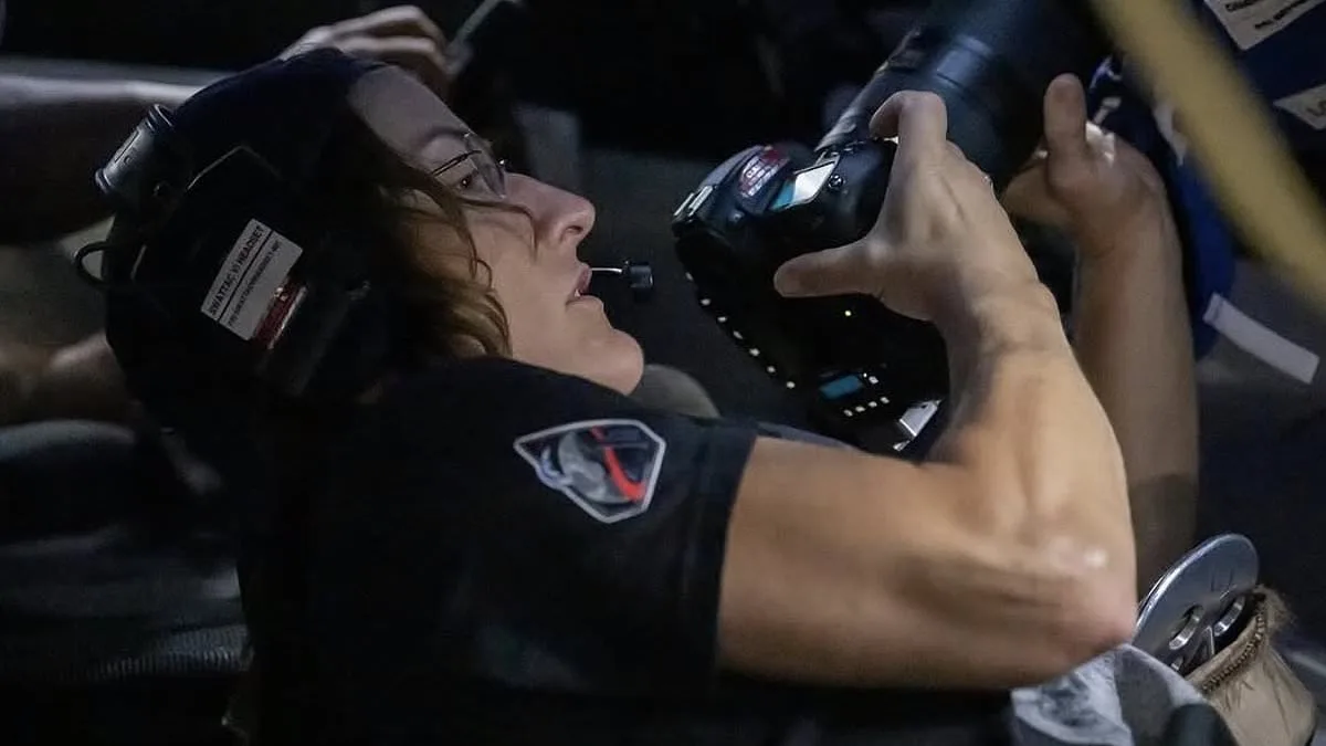 NASA Astronaut Christina Koch's Toned Arms Go Viral During Artemis II Lunar Mission