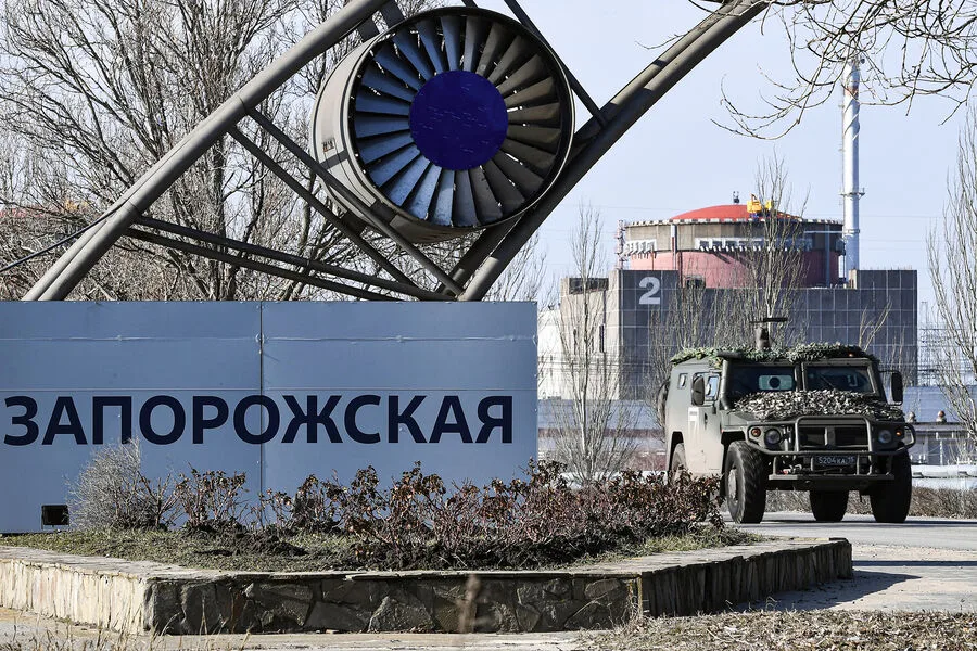 Ukrainian Drone Strike at Zaporizhzhia Nuclear Power Plant Causes Fire but No Injuries