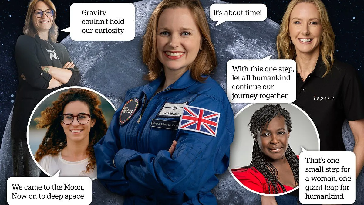 Breaking Barriers: Female Scientists Redefine Legacy with First Words on the Moon