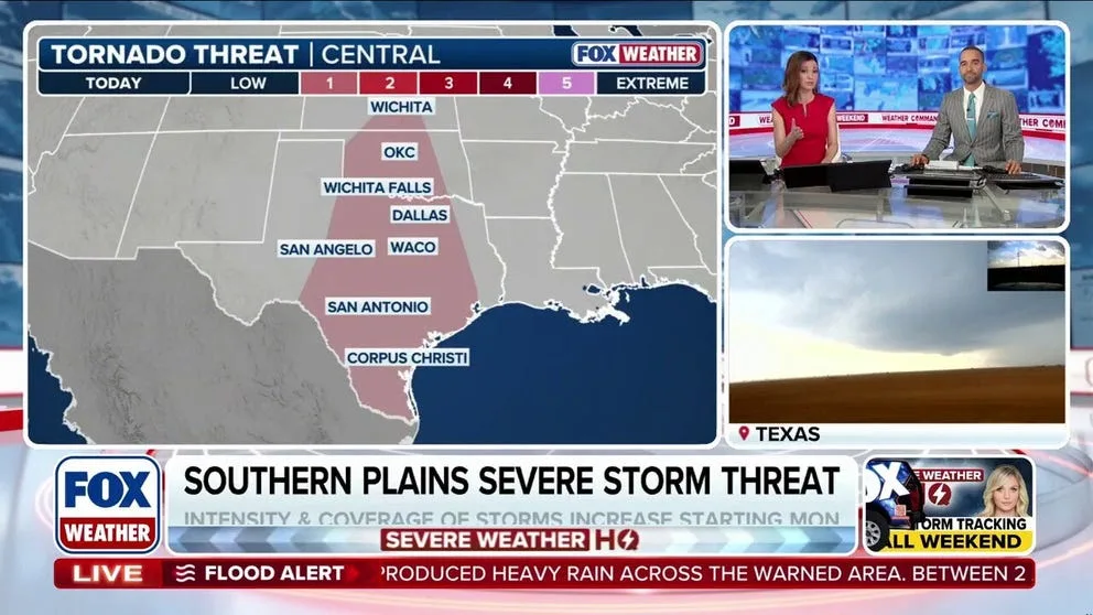 Severe Weather Threat Hangs Over Texas and Plains States as Atmospheric Cap Determines Outcome