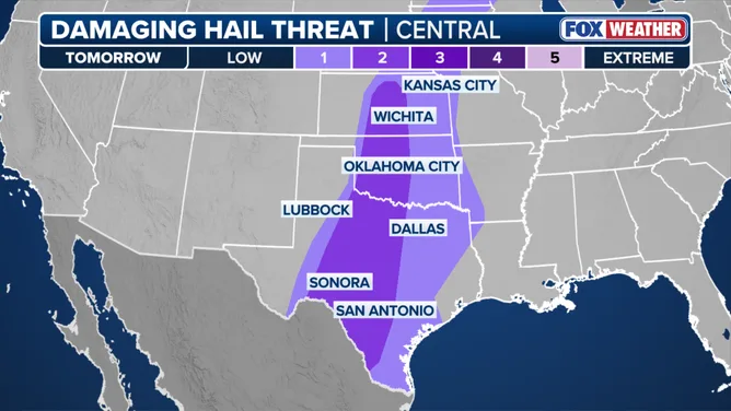 Severe Weather Threat Hangs Over Texas and Plains States as Atmospheric Cap Determines Outcome