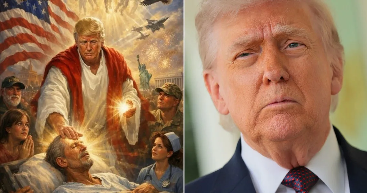 Donald Trump's Controversial AI-Generated Christ-Like Image Sparks Backlash, President Claims Misinterpretation