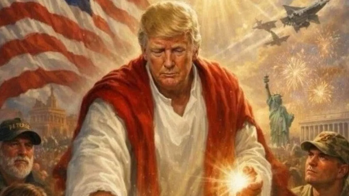 Trump's Jesus Image Sparks Outrage and Fractures Among Evangelicals