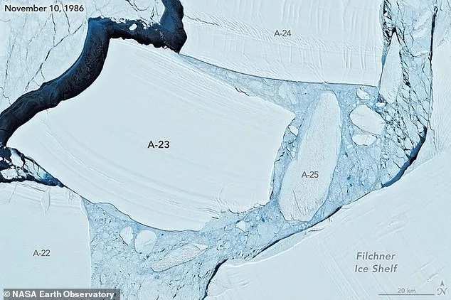World's Largest Iceberg A–23A Disintegrates After 35-Year Journey Across Southern Ocean