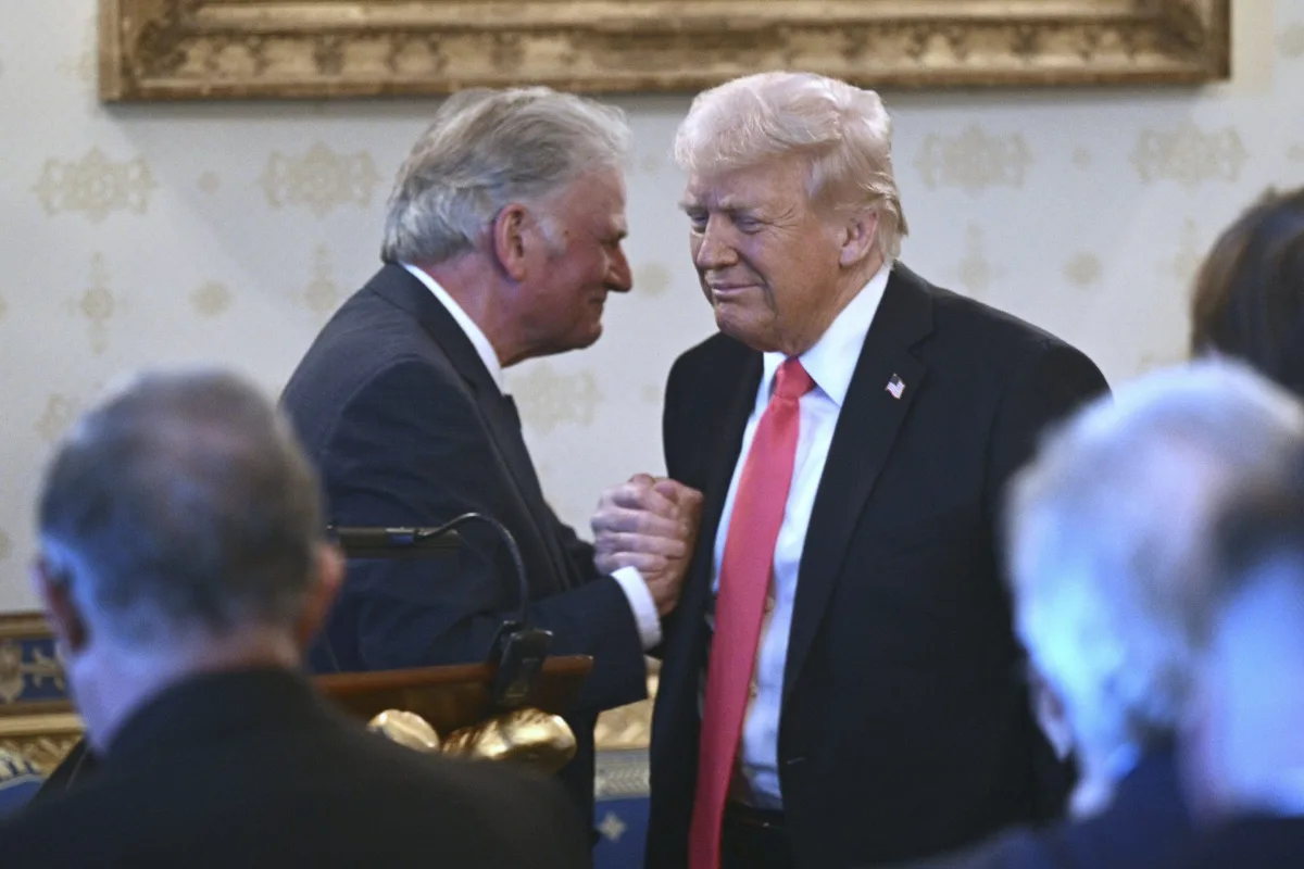 Reverend Franklin Graham Defends Trump Over Jesus Post.