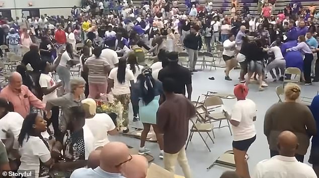 Violent fights at Tennessee high school graduation lead to 11 arrests.