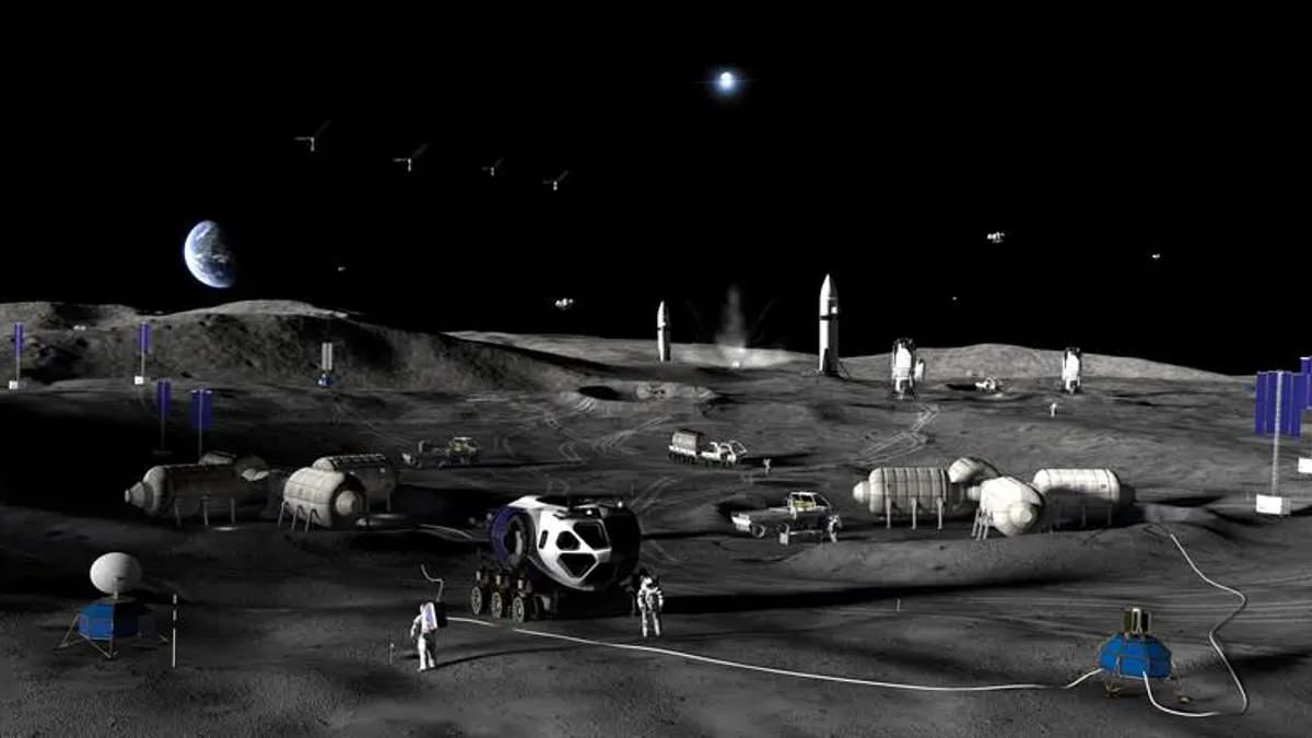 NASA plans a $20 billion permanent moon base by 2032.