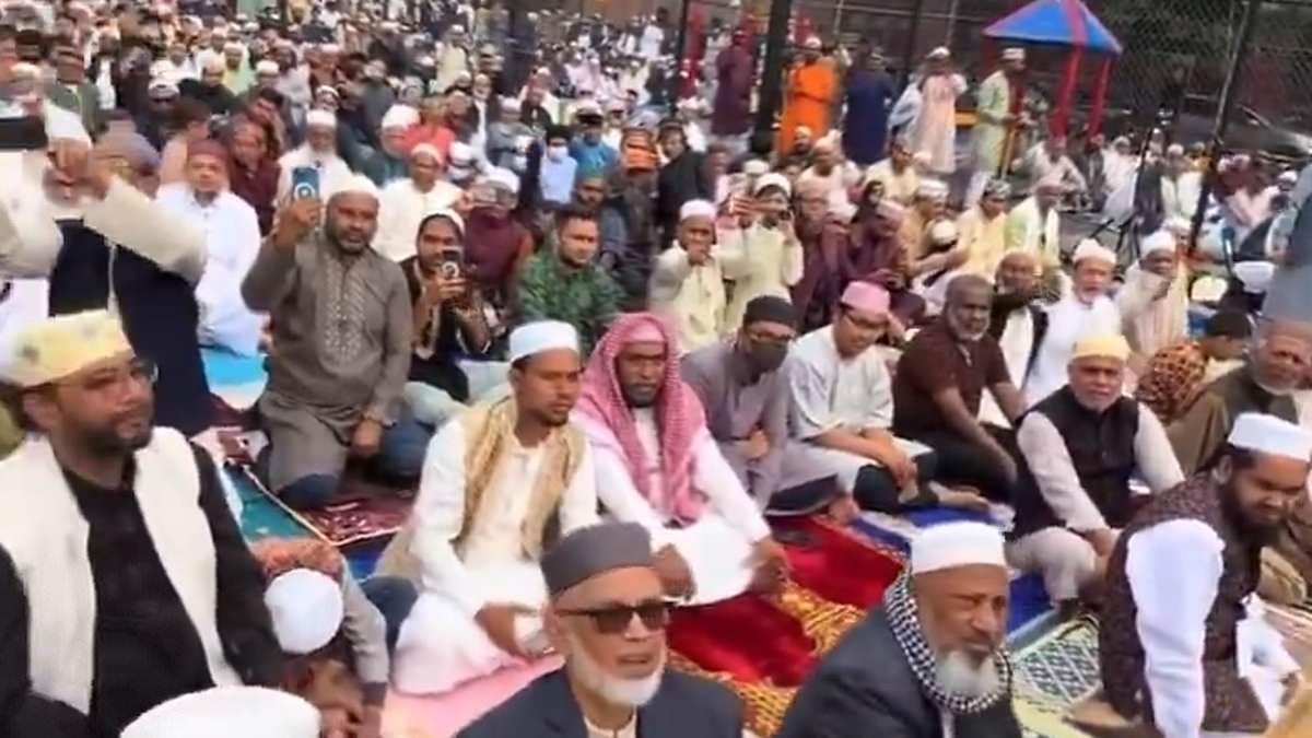 Ocasio-Cortez's Eid Speech Muffled by Male Attendees in Bronx