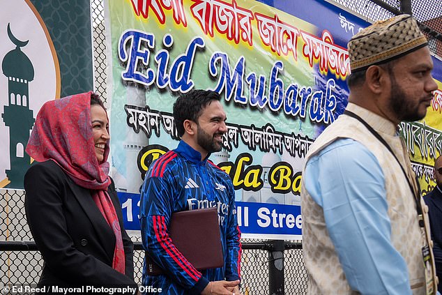 Ocasio-Cortez's Eid Speech Muffled by Male Attendees in Bronx