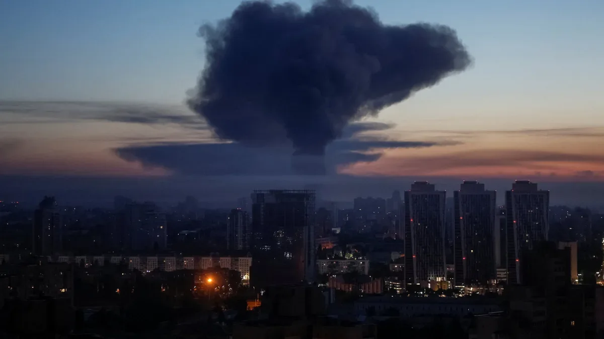 Russia shifts air strike doctrine, unleashing massive drone barrage on Ukraine.