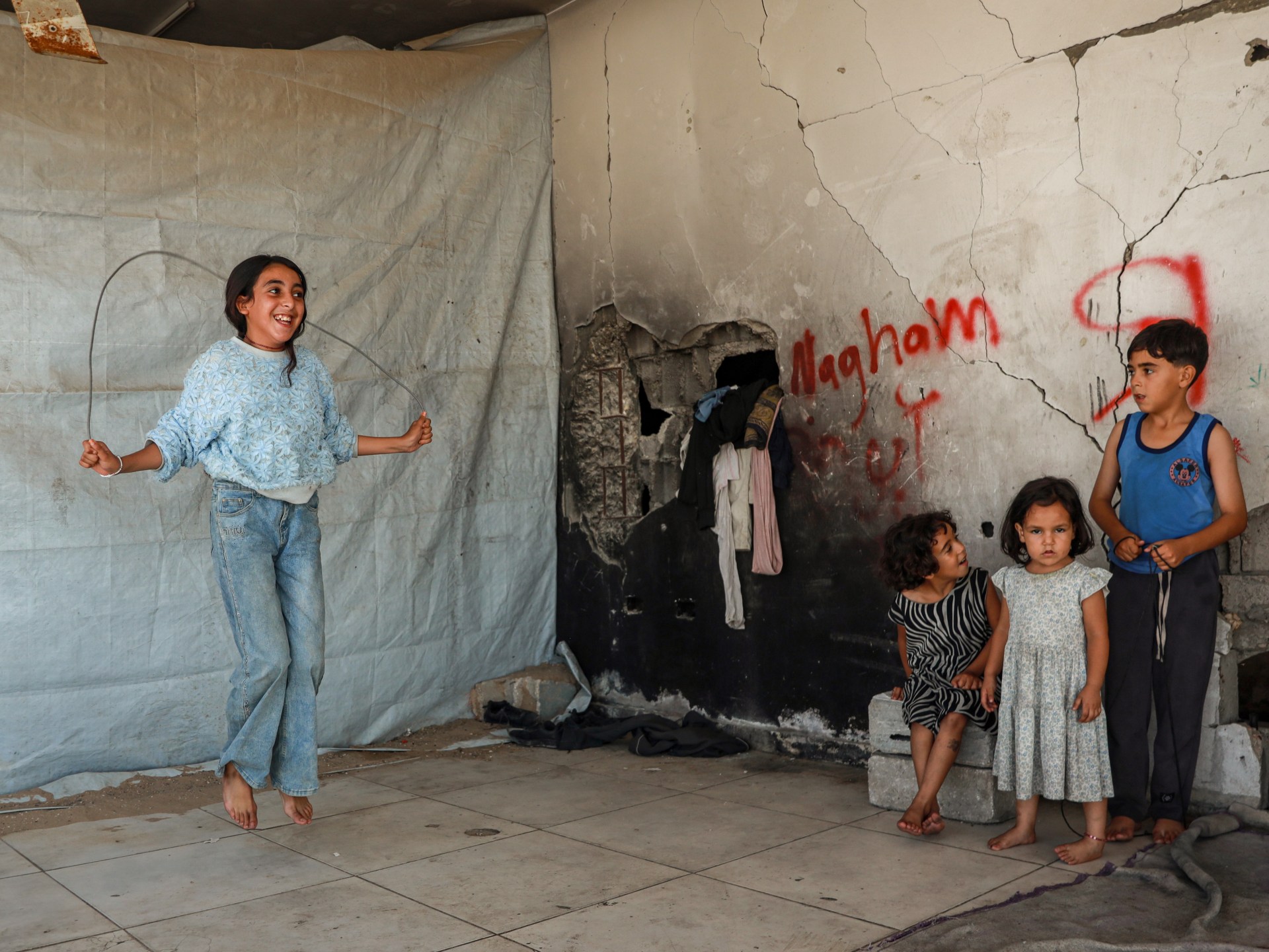 Gaza children trade summer fun for survival duties as relief efforts continue.